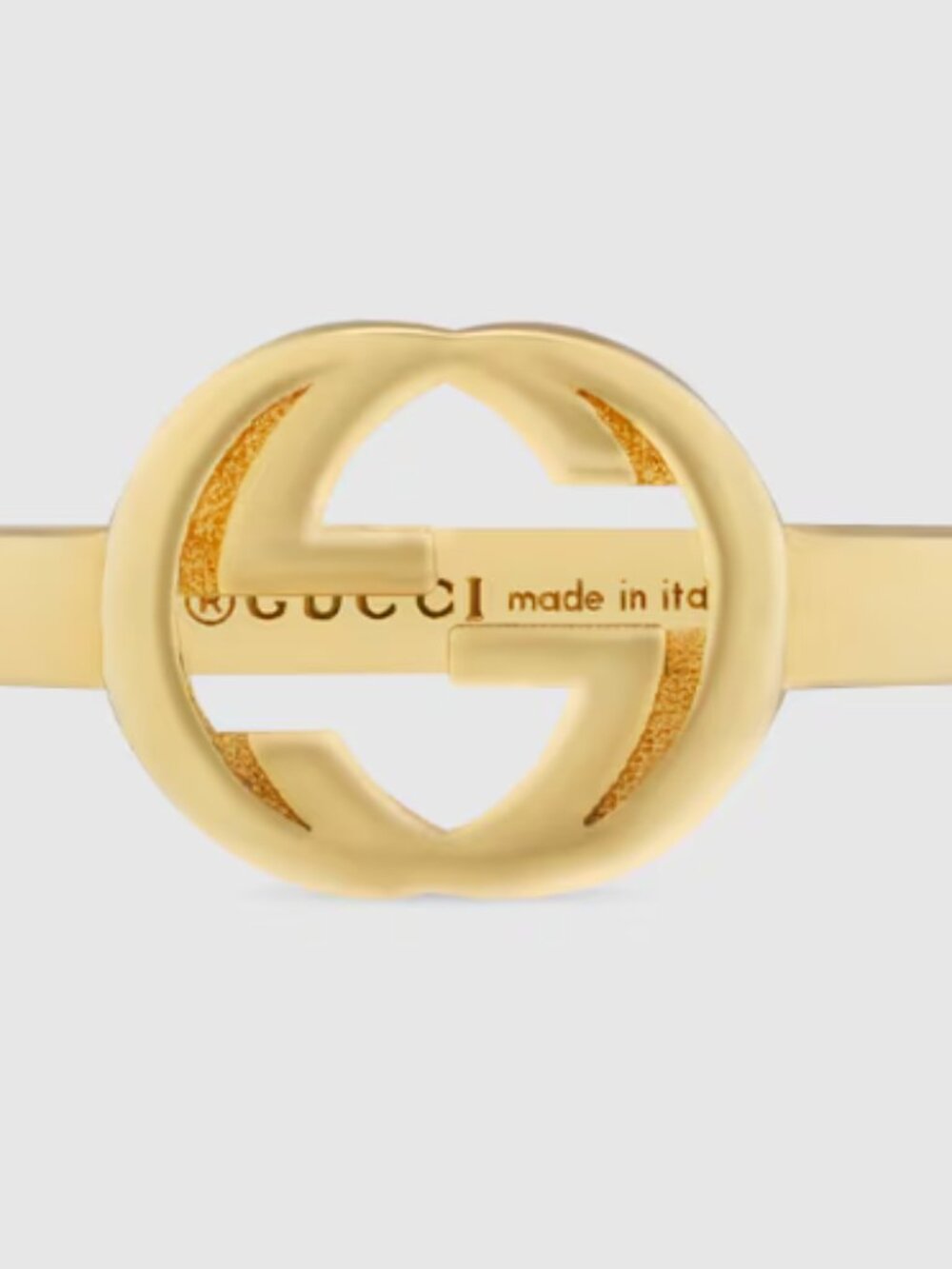 Gucci 18k Interlocking G Ring - Size 8 - Picture 8 of 8